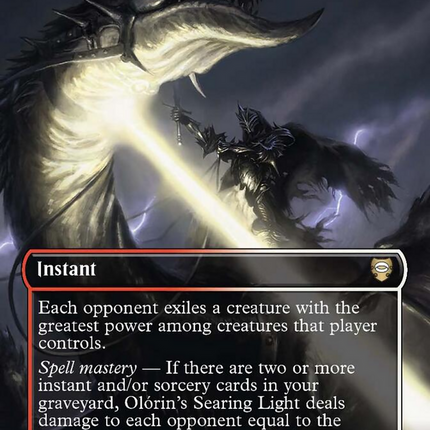 Olorin's Searing Light (Borderless) [The Lord of the Rings: Tales of Middle-Earth Commander]