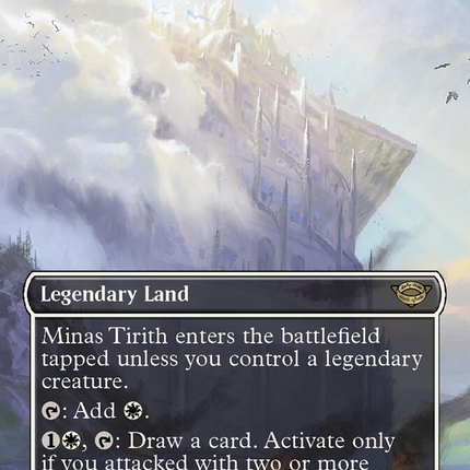 Minas Tirith (Borderless Alternate Art) (420) [The Lord of the Rings: Tales of Middle-Earth]