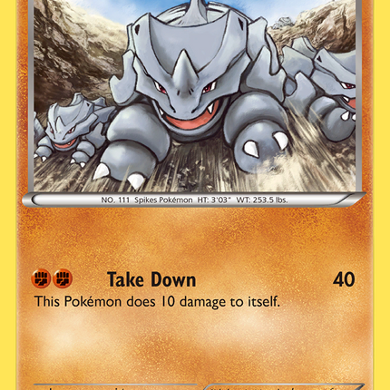 Rhyhorn (74/160) [XY: Primal Clash]