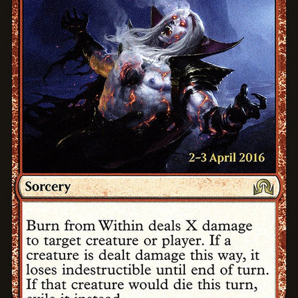 Burn from Within [Shadows over Innistrad Prerelease Promos]