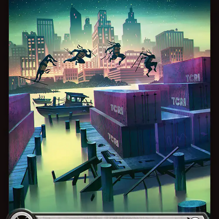 Swamp (0307) (Surge Foil) [Teenage Mutant Ninja Turtles]