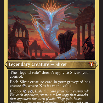 Sliver Gravemother (Display Commander) (Foil Etched) [Commander Masters]