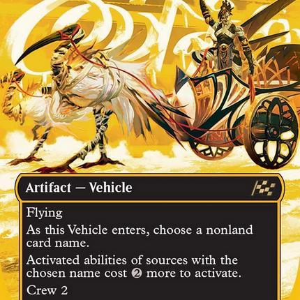 Skyseer's Chariot (Borderless) (First-Place Foil) [Aetherdrift]