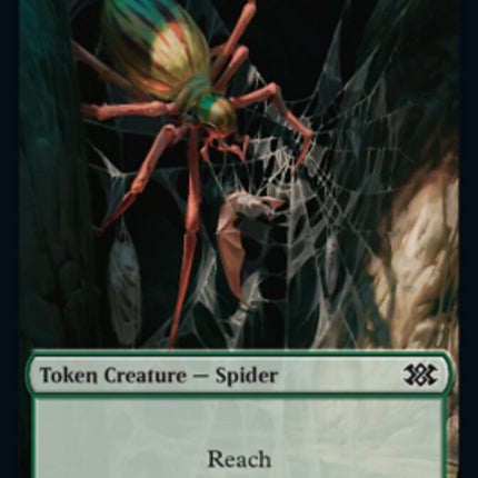Spider // Spirit (008) Double-Sided Token [Double Masters 2022 Tokens]