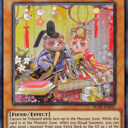 Emperor Tanuki's Critter Count [POTE-EN037] Super Rare