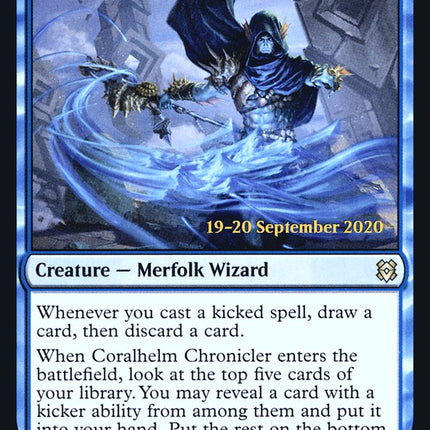 Coralhelm Chronicler [Zendikar Rising Prerelease Promos]