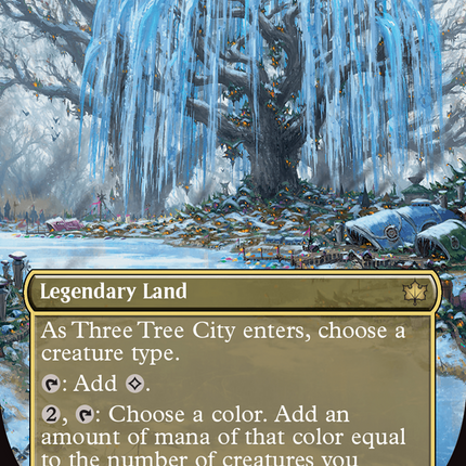 Three Tree City (Borderless) (0340) [Bloomburrow]