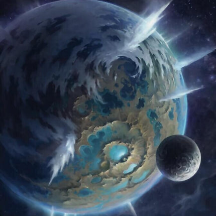 Island (492) (Orbital Space-ic Land) (Galaxy Foil) [Unfinity]
