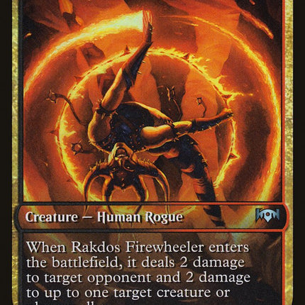Rakdos Firewheeler (Open House) (Extended Art) [Ravnica Allegiance Promos]