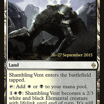 Shambling Vent [Battle for Zendikar Prerelease Promos]