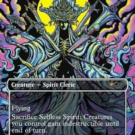 Selfless Spirit (Borderless Alternate-Art) [Regional Championship Qualifiers 2022]