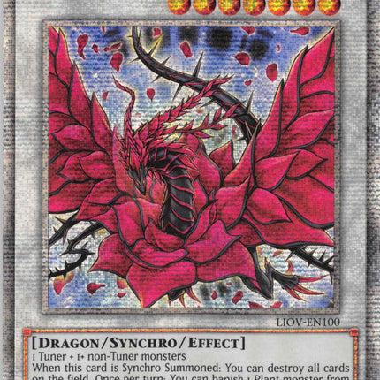 Black Rose Dragon [LIOV-EN100] Starlight Rare