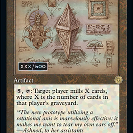 Keening Stone (Retro Schematic) (Serialized) [The Brothers' War Retro Artifacts]