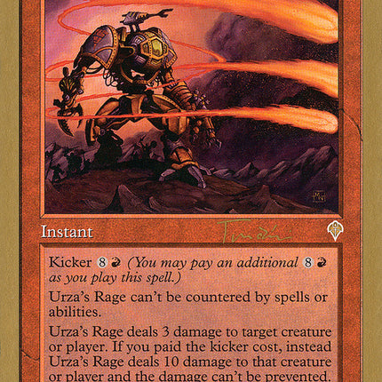 Urza's Rage (Jan Tomcani) [World Championship Decks 2001]