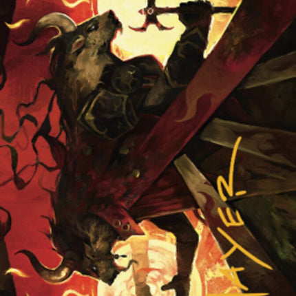 Hurloon Battle Hymn Art Card (Gold-Stamped Signature) [Dominaria United Art Series]