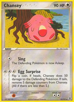 Chansey (19/112) [EX: FireRed & LeafGreen]
