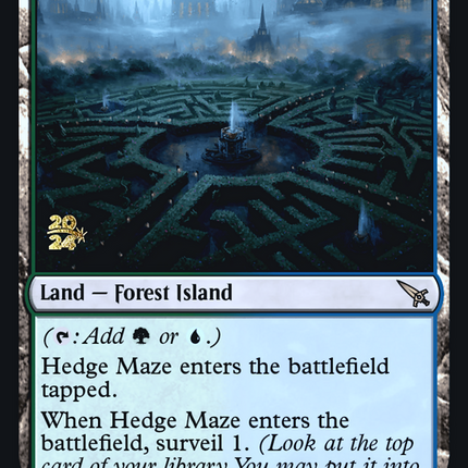Hedge Maze [Murders at Karlov Manor Prerelease Promos]