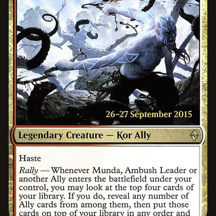 Munda, Ambush Leader [Battle for Zendikar Prerelease Promos]