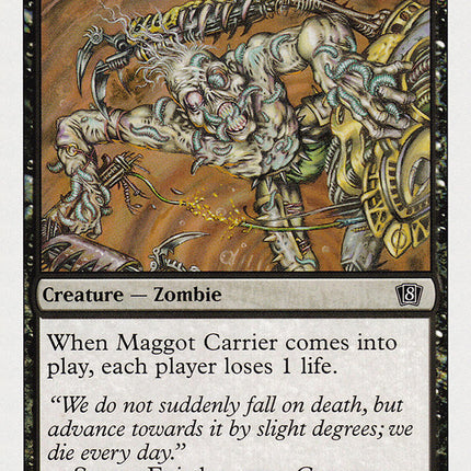 Maggot Carrier [Eighth Edition]