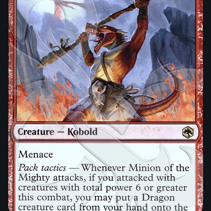 Minion of the Mighty (Ampersand Promo) [Dungeons & Dragons: Adventures in the Forgotten Realms Promos]