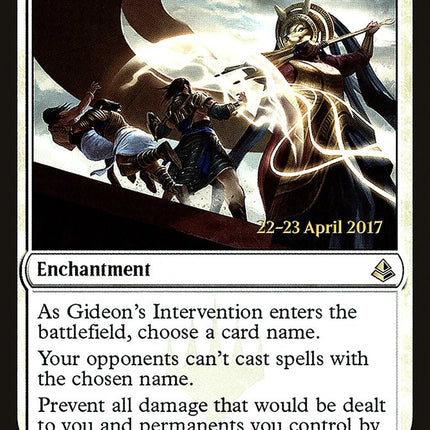 Gideon's Intervention [Amonkhet Prerelease Promos]