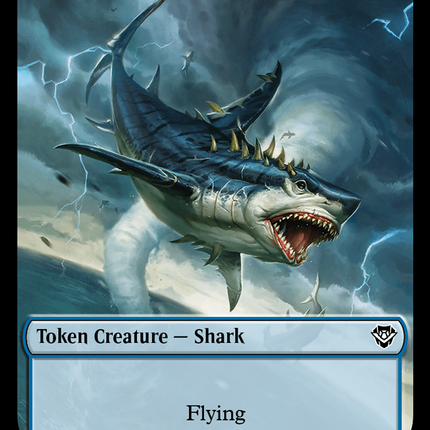 Ape // Shark Double-Sided Token [Outlaws of Thunder Junction Commander Tokens]