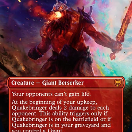 Quakebringer (Borderless Alternate Art) [Kaldheim]