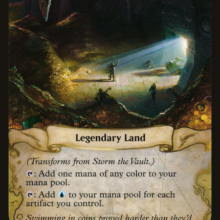 Storm the Vault // Vault of Catlacan [Rivals of Ixalan]