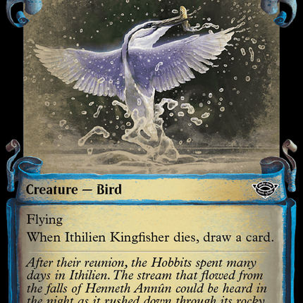 Ithilien Kingfisher [The Lord of the Rings: Tales of Middle-Earth Showcase Scrolls]
