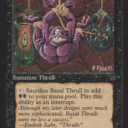 Basal Thrull (Phil Foglio) [Fallen Empires]