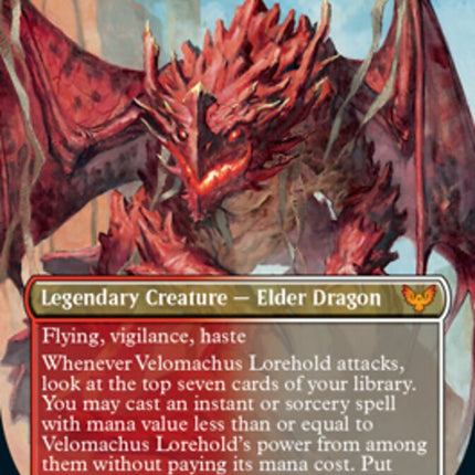 Velomachus Lorehold (Borderless Alternate Art) [Strixhaven: School of Mages]