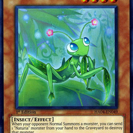 Naturia Mantis [HA04-EN049] Super Rare