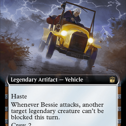 Bessie, the Doctor's Roadster (Extended Art) (Surge Foil) [Doctor Who]