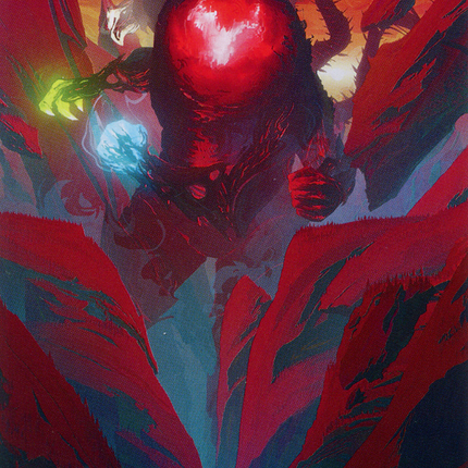 Omnath, Locus of All Art Card (62) [March of the Machine Art Series]