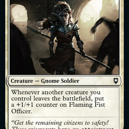 Flaming Fist Officer [Commander Legends: Battle for Baldur's Gate]