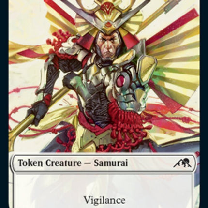 Samurai // Keimi Double-Sided Token [Kamigawa: Neon Dynasty Tokens]