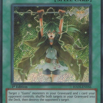 Contact with Gusto [HA05-EN056] Secret Rare