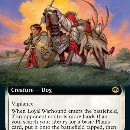 Loyal Warhound (Extended Art) [Dungeons & Dragons: Adventures in the Forgotten Realms]