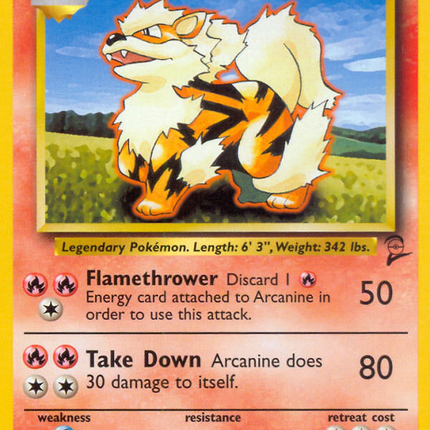 Arcanine (33/130) [Base Set 2]