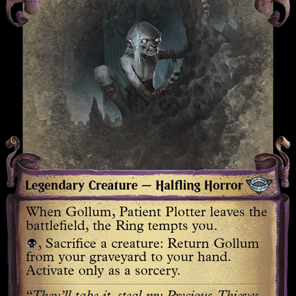 Gollum, Patient Plotter [The Lord of the Rings: Tales of Middle-Earth Showcase Scrolls]