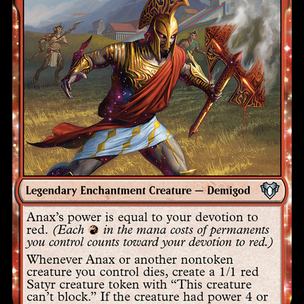 Anax, Hardened in the Forge [Commander Masters]