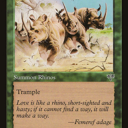 Crash of Rhinos [Mirage]