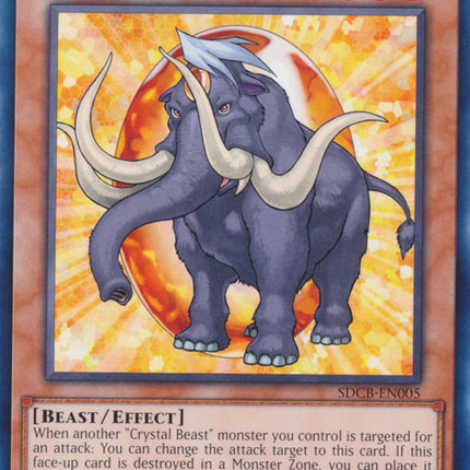 Crystal Beast Amber Mammoth [SDCB-EN005] Common