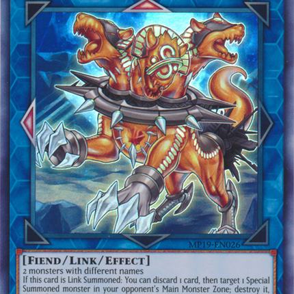 Knightmare Cerberus [MP19-EN026] Ultra Rare