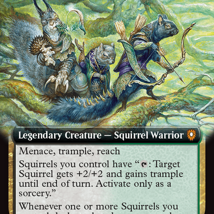 The Odd Acorn Gang (Extended Art) [Bloomburrow Commander]