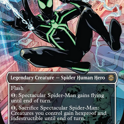 Spectacular Spider-Man (0238) (Borderless) (Textured Foil) [Marvel's Spider-Man]