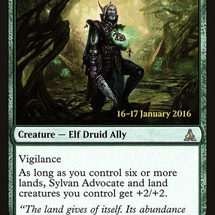 Sylvan Advocate [Oath of the Gatewatch Prerelease Promos]