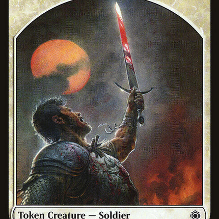 Soldier Token (002/012) [Conspiracy: Take the Crown Tokens]