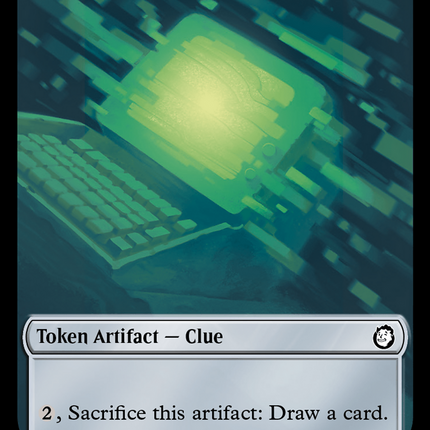 Food (0012) // Clue Double-Sided Token [Fallout Tokens]