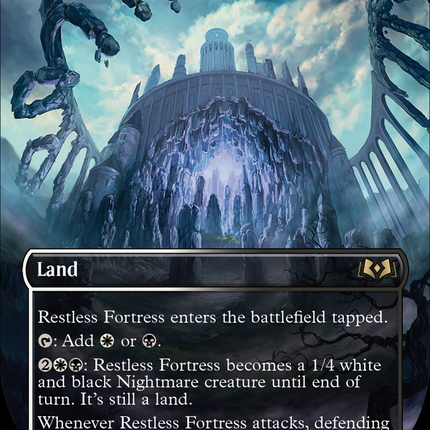 Restless Fortress (Borderless Alternate Art) [Wilds of Eldraine]